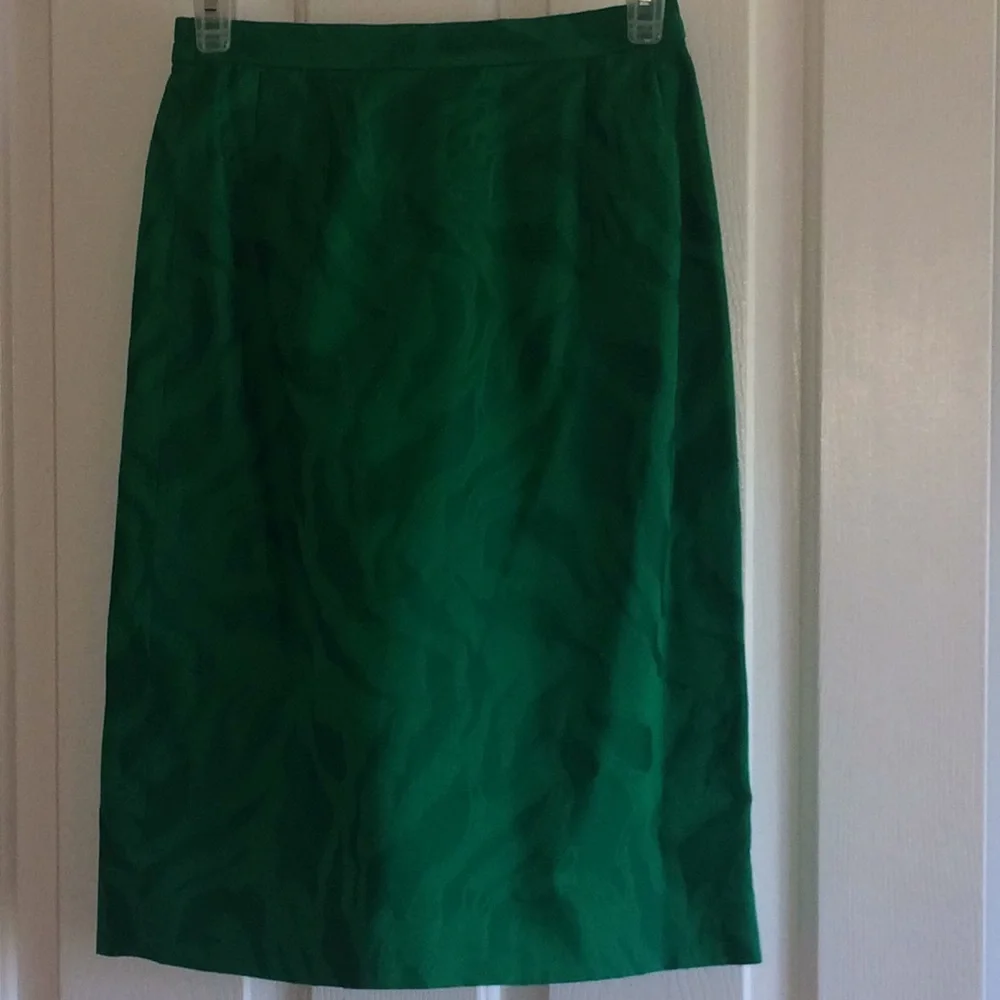 Green Mini Dress with Sheer Sleeves - Picture 3 of 5